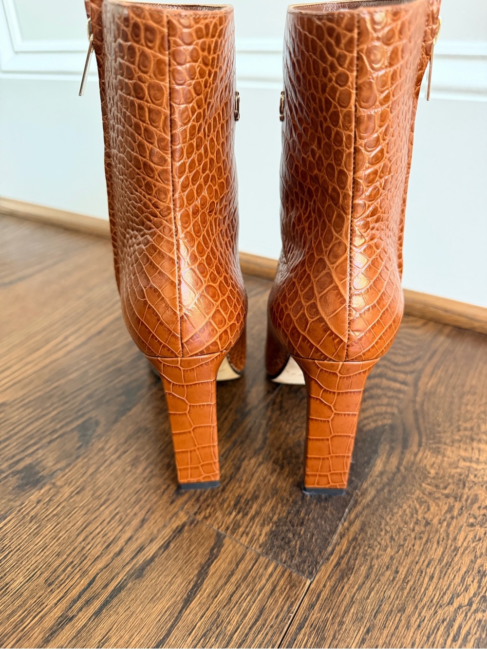 Jimmy Choo Minori 100 Ankle boots, size 37, Croc embossed leather - Picture 3 of 14